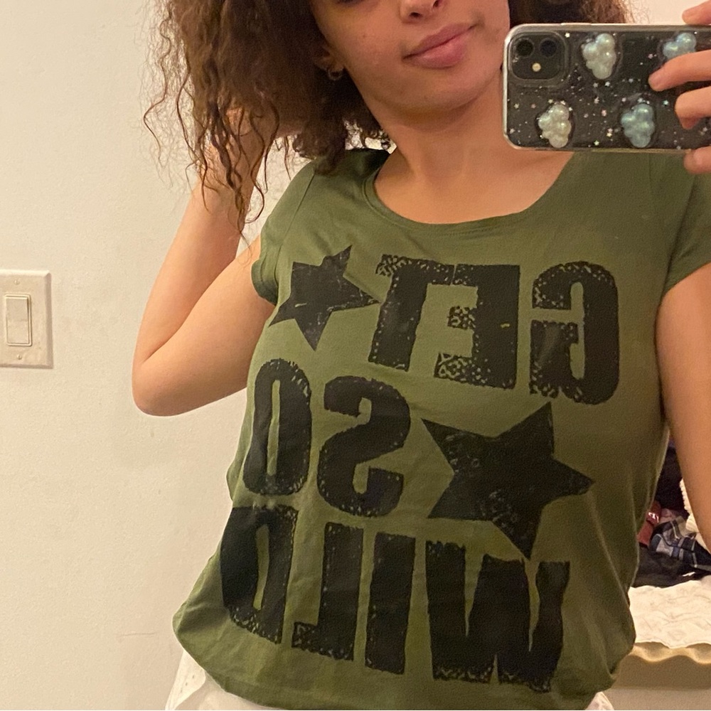 Olive green t shirt
